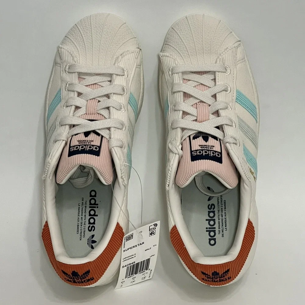 Adidas SUPERSTAR Unisex Corduroy Sneaker Casual Men Size 5 Women Size 6 S42849